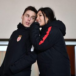 Louis Ducruet y Marie Chevallier, muy cómplices en un partido de fútbol