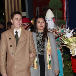 Louis Ducruet y Marie Chevallier en el Festival de Circo de Monte-Carlo 2018