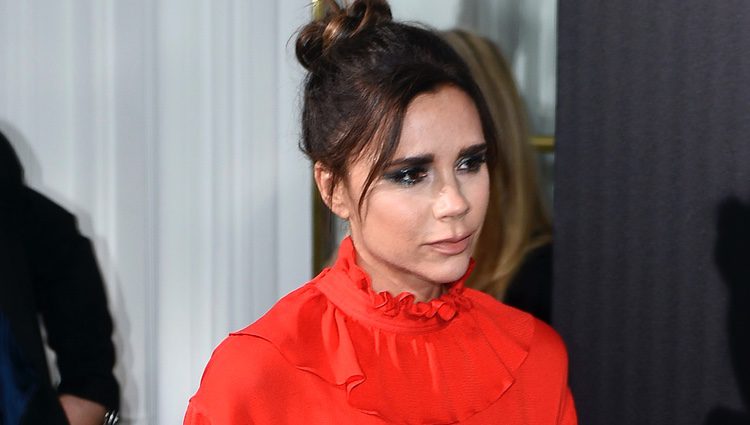 Victoria Beckham en la cena que la revista Vogue organizó en su honor