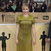 Greta Gerwig en la alfombra roja de los SAG 2018