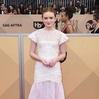 Sadie Sink en la alfombra roja de los SAG 2018