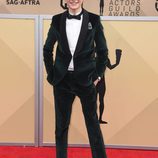 Noah Schnapp en la alfombra roja de los SAG 2018