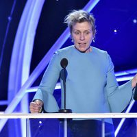 Frances McDormand recogiendo su galardón en la gala de los SAG 2018