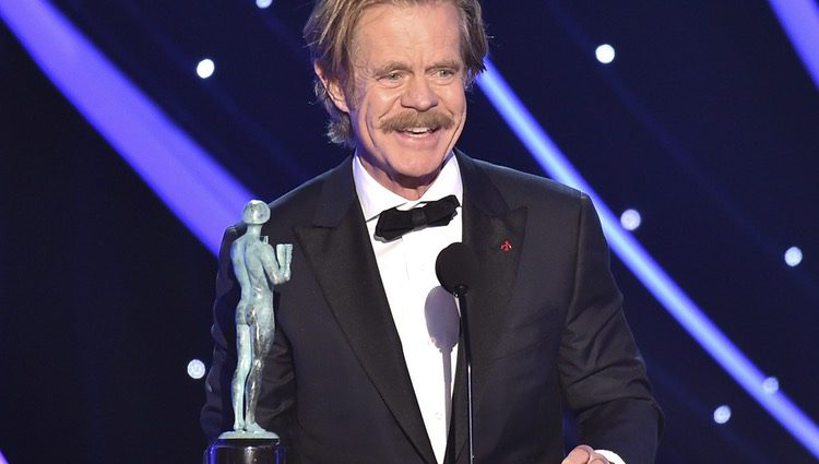 William H. Macy recogiendo su galardón en la gala de los SAG 2018