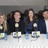 Nerea, Raoul, Thalía y Ricky en la presentación de la XXII edición de los Premios Cadena Dial