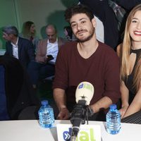 Cepeda y Mimi en la presentación de la XXII edición de los Premios Cadena Dial