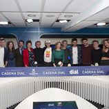 Numerosos artistas en la presentación de la XXII edición de los Premios Cadena Dial