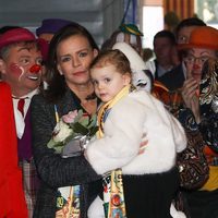 Estefanía de Mónaco y su sobrina Gabriella en el Festival de Circo de Monte-Carlo 2018