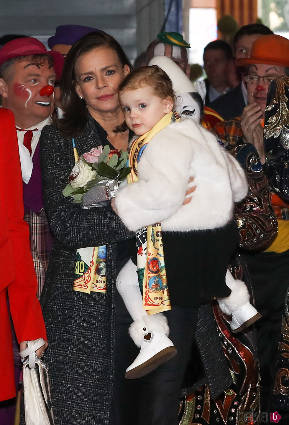 Estefanía de Mónaco y su sobrina Gabriella en el Festival de Circo de Monte-Carlo 2018