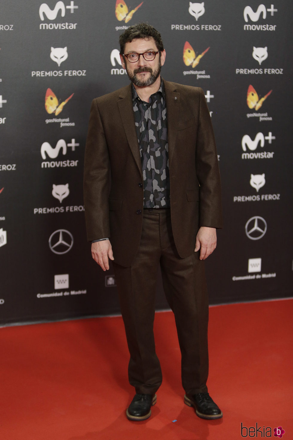 Manolo Solo en la alfombra roja de los Premios Feroz 2018