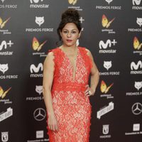 Cristina Medina en la alfombra roja de los Premios Feroz 2018