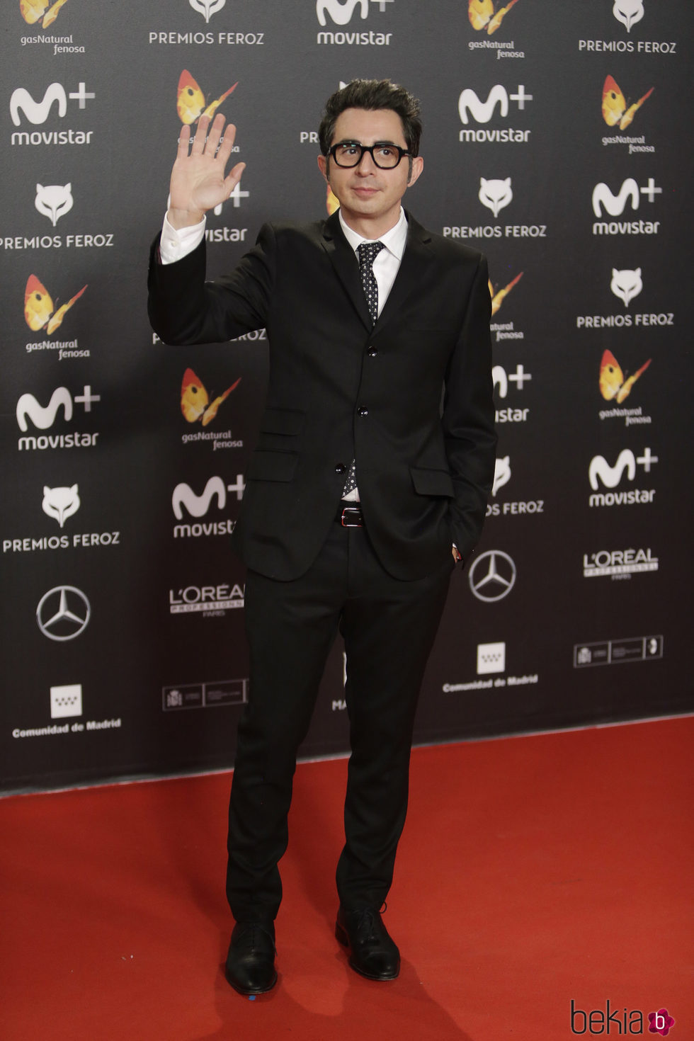 Berto Romero en la alfombra roja de los Premios Feroz 2018