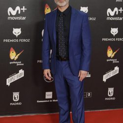 Javier Gutiérrez en la alfombra roja de los Premios Feroz 2018