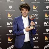 David Verdaguer con su premio Feroz 2018