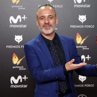 Javier Gutiérrez con su premio Feroz 2018