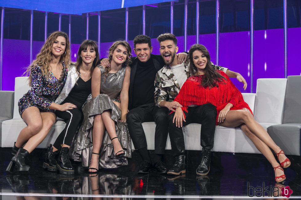 Los concursantes de 'OT 2017' durante la gala 12