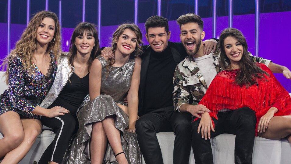 Los concursantes de 'OT 2017' durante la gala 12