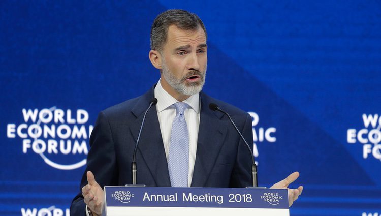 El Rey Felipe en el Foro de Davos-2018