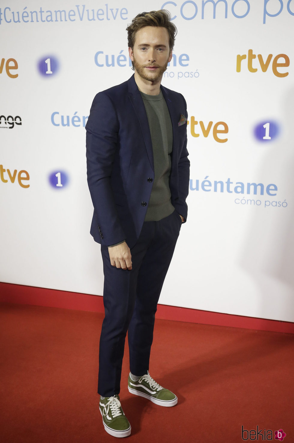 Pablo Rivero en la premier de la 19 temporada de 'Cuéntame'