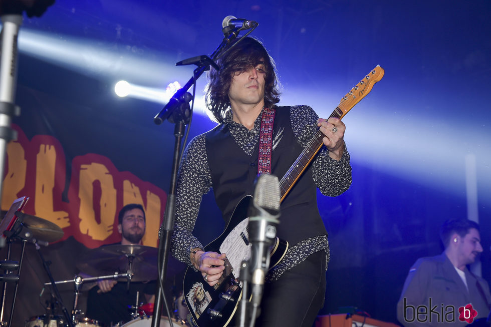 Juan Fernández durante el concierto de Marlon en Madrid