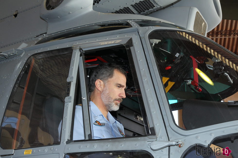 El Rey Felipe en la Base Aérea de Gando en Gran Canaria