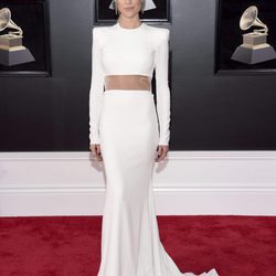 Kristin Cavallari en la alfombra roja de los Premios Grammy 2018