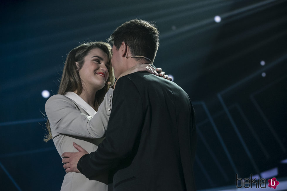 Alfred y Amaia durante su actuación en la preselección de Eurovisión en 'OT 2017'