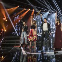 Los concursantes de 'OT 2017' interpretando 'Camina' en la elección de Eurovisión