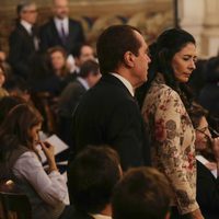 Jesús Ortiz y Ana Togores en la entrega del Toisón de Oro a la Princesa Leonor