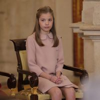 La Infanta Sofía en la entrega del Toisón de Oro a la Princesa Leonor