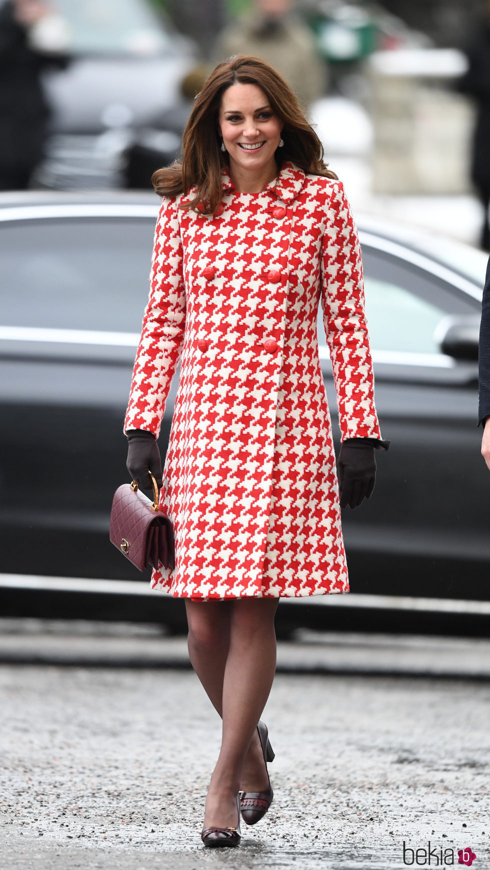 Kate Middleton visita la Matteusskolanschool de Estocolo