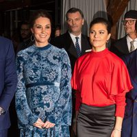 Kate Middleton y Victoria de Suecia durante su visita a Fotografiska