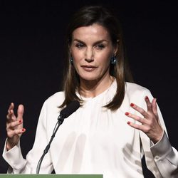 La Reina Letizia en su intervención en el Foro contra el Cáncer 'Por un enfoque integral'