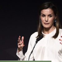 La Reina Letizia en su intervención en el Foro contra el Cáncer 'Por un enfoque integral'