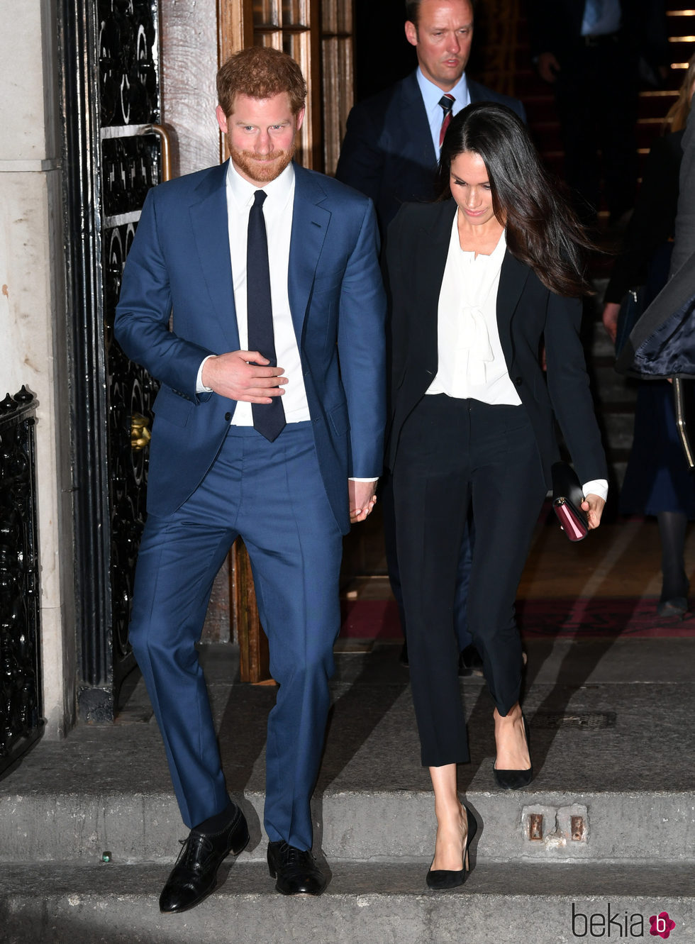 El Príncipe Harry y Meghan Markle, cogidos de la mano a la salida de Endeavour Fund