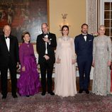 El Príncipe Guillermo y Kate Middleton con la Familia Real Noruega en la cena de gala en su honor en Oslo