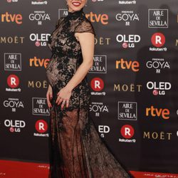 Cristina Brondo en la alfombra roja de los Premios Goya 2018