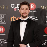 Jan Cornet en la alfombra roja de los Premios Goya 2018