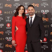 Leonor Watling y Jorge Drexler en la alfombra roja de los Premios Goya 2018