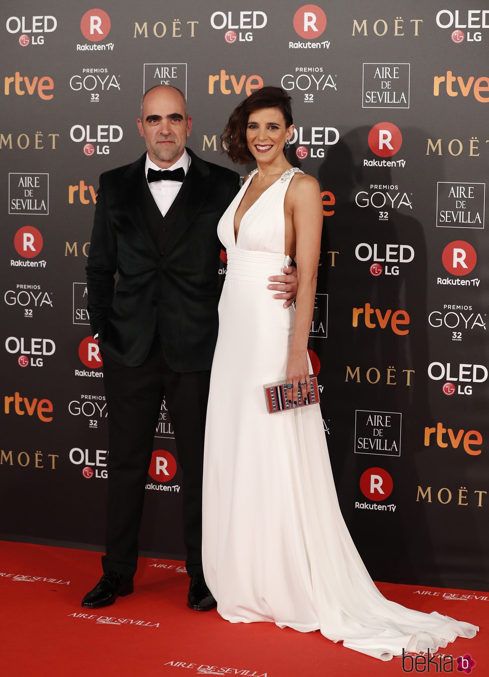 Luis Tosar y María Luisa Mayol en la alfombra roja de los Premios Goya 2018