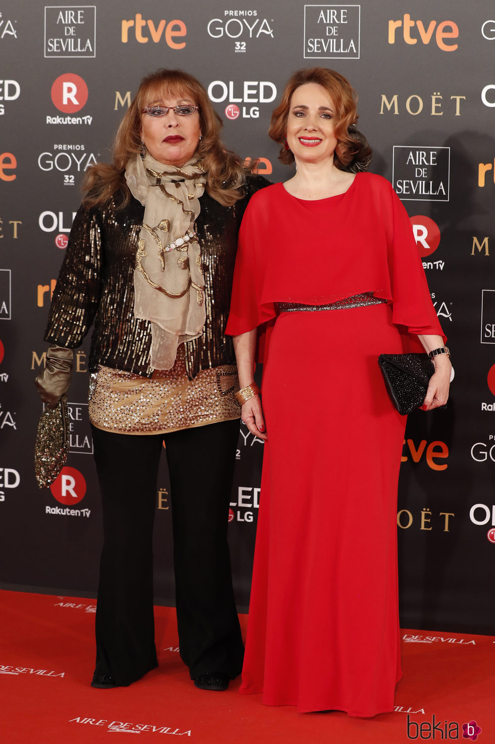 Massiel en la alfombra roja de los Premios Goya 2018