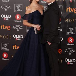 Ernesto Alterio y Juana Acosta en la alfombra roja de los Premios Goya 2018