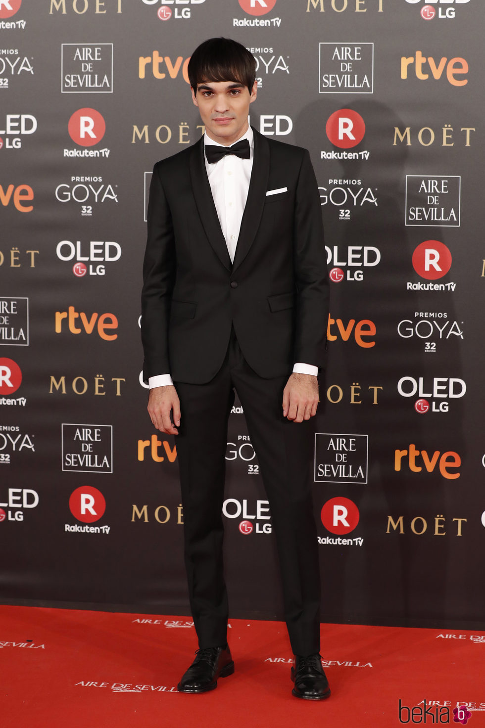 Eneko Sagardoy en la alfombra roja de los Premios Goya 2018