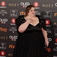 Itziar Castro en la alfombra roja de los Premios Goya 2018