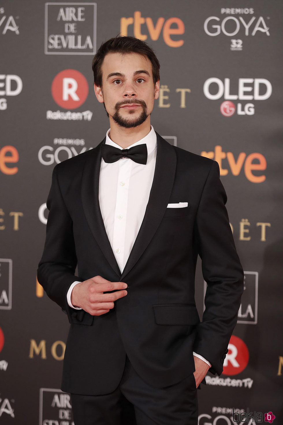 Ferran Vilajosna en la alfombra roja de los Premios Goya 2018