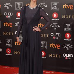 Maribel Verdú en la alfombra roja de los Premios Goya 2018