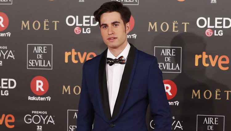 Eloi Costa en la alfombra roja de los Premios Goya 2018