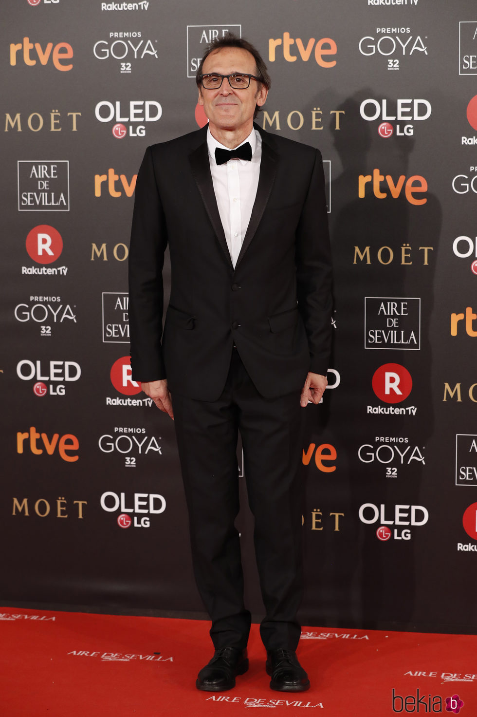 Alberto Iglesias en la alfombra roja de los Premios Goya 2018