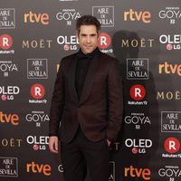 Unax Ugalde en la alfombra roja de los Premios Goya 2018