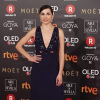 Marian Álvarez en la alfombra roja de los Premios Goya 2018